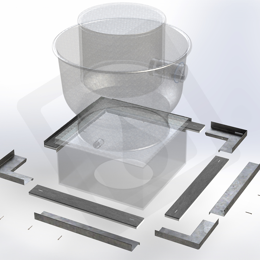 BB1605 DRIPLOC Drip Edge 360 Grease Containment System Model #3250