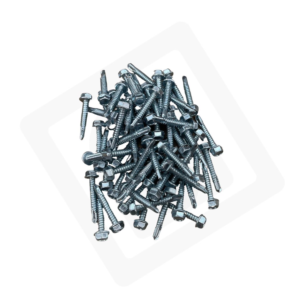 NN1500 Self Tapping Screws 3/8"X1.5" (100 Count) - Includes Magnetic Nut Driver