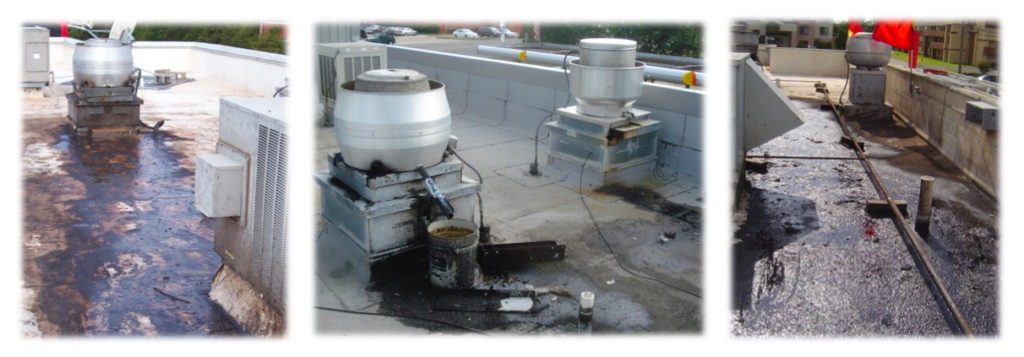 Rooftop grease service example