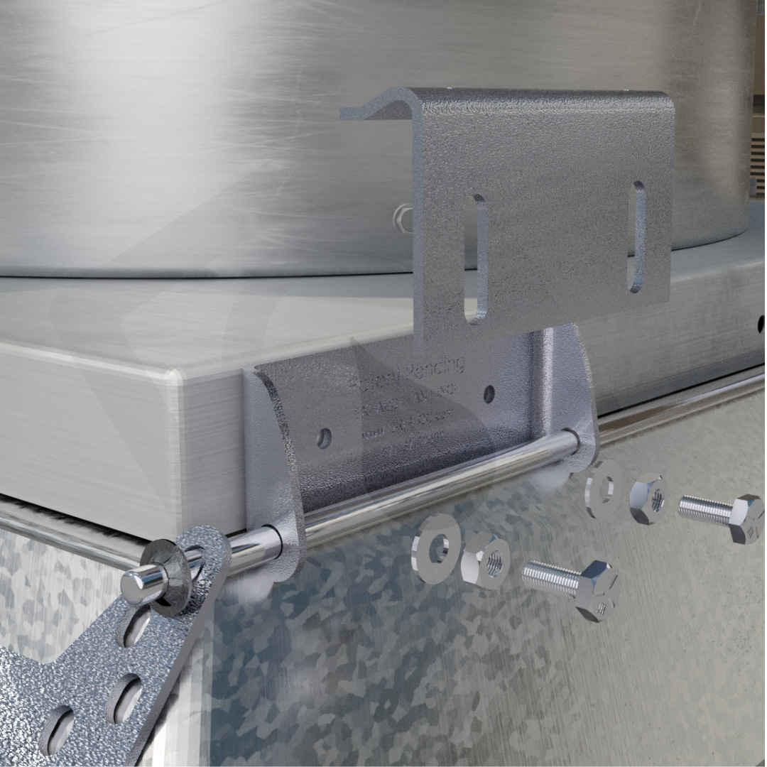 JJ1405 DRIPLOC Type#2s Exhaust Fan Hinge Kit For Offset fan base